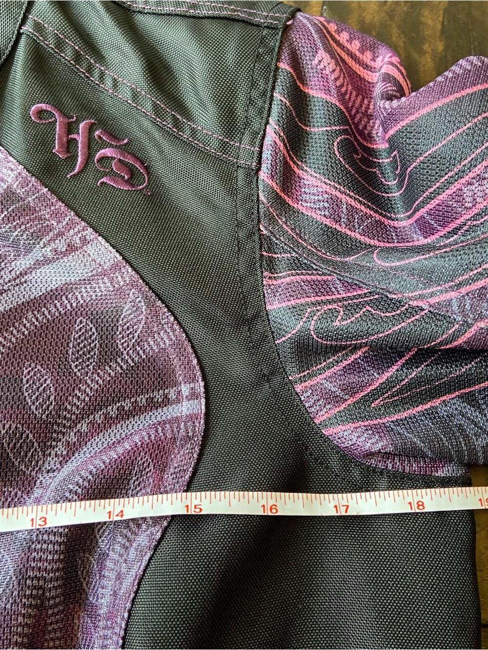 Harley Davidson Jacket Womens Small Purple Floral Riding Gear Motorcycle Biker - Picture 10 of 13